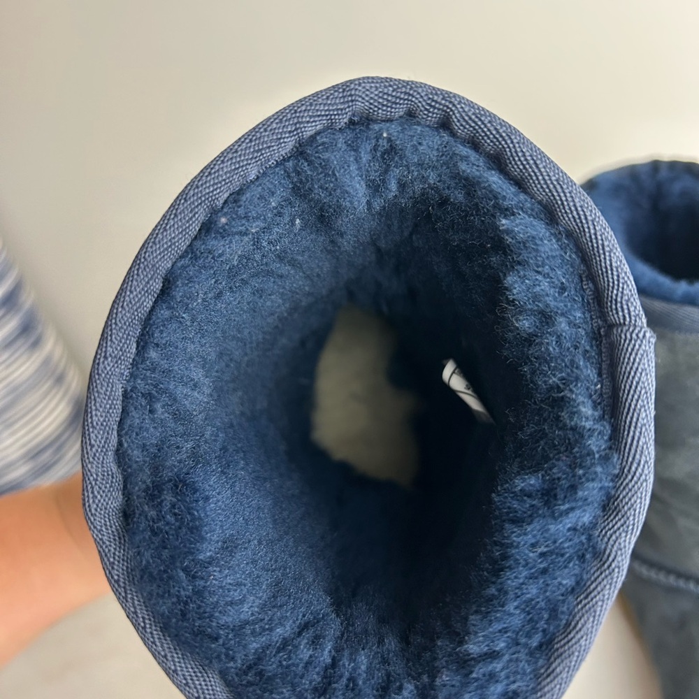 UGG Deep Blue Sheepskin Footwear - Picture 5 of 5
